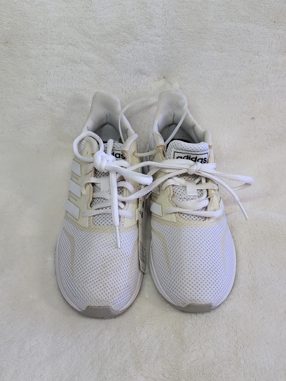 👟 Kids Adidas White Runfalcon Sneakers Size 1.5
